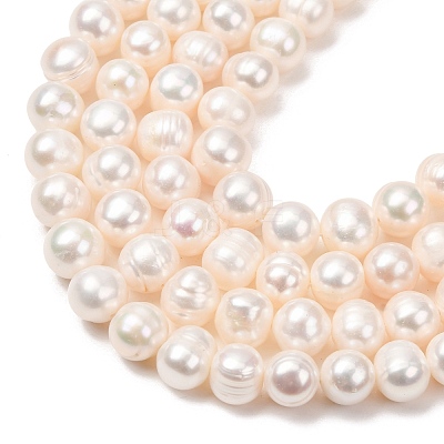 Natural Cultured Freshwater Pearl Beads Strands PA-CBABE82-06D-1