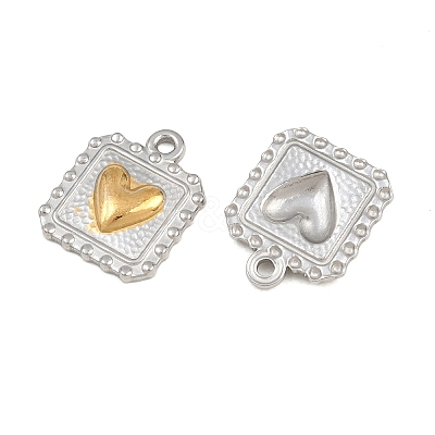 Valentine's Day 304 Stainless Steel Pendants STAS-F366-05GP-1