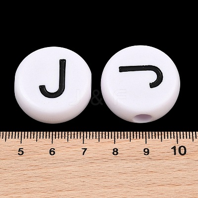 Opaque Acrylic European Beads AC-CBA3BDD-01J-1