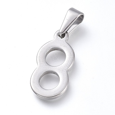 Non-Tarnish 304 Stainless Steel Pendants STAS-L210-05A-P-1