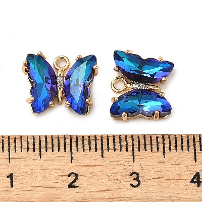 Brass with Glass Pendants FIND-Z020-02D-1