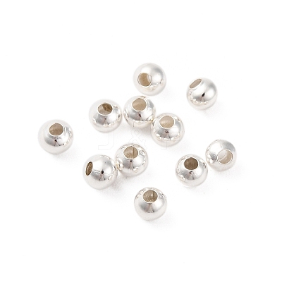 Round Brass Spacer Beads A-KK-L129-37S-1