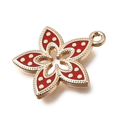 Alloy with Enamel Pendants AL-CBA2F44-01G-02-1