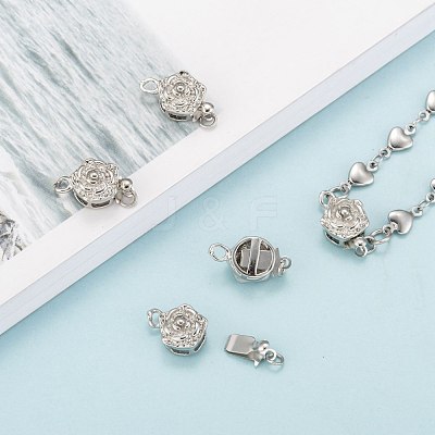 Plated Box Clasps KK64-1