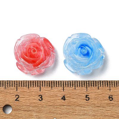 Flower Resin Cabochons CRES-Q006-06A-1