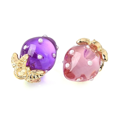 Transparent Resin Pendants RE-CBA8F98-01G-1