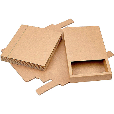 Kraft Paper Folding Box CON-WH0010-01K-C-1