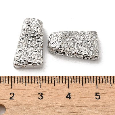 Textured Brass Beads KK-H455-05P-1