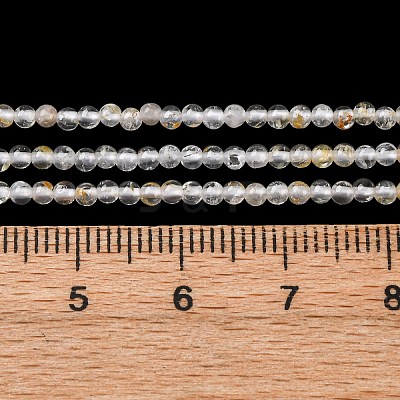 Natural White Topaz Beads Strands G-RM241221-A9-1