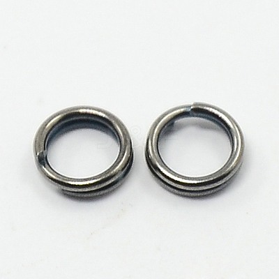 Iron Split Rings JRD4MM-01B-NF-1