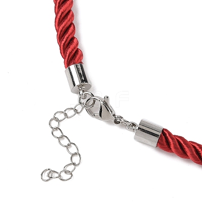 5MM Nylon Twisted Cord Necklace Making FIND-G096-01P-24-1