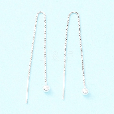 925 Sterling Silver Ear Thread STER-P047-09S-1