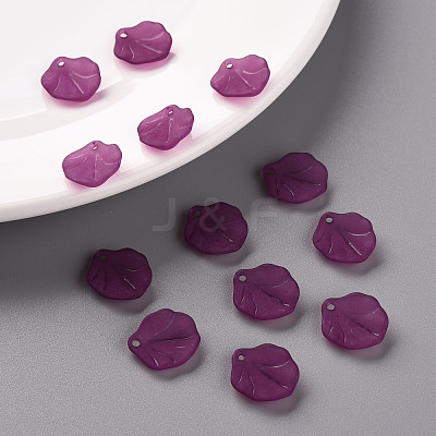 Transparent Frosted Acrylic Pendants MACR-S371-02A-743-1