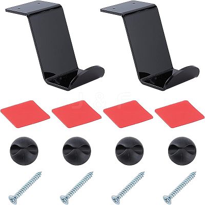 2Pcs Acrylic Headphone & Gamepad Holder Sets ODIS-WH0011-50-1