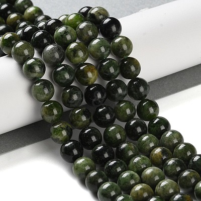 Natural Green Diopside Beads Strands G-NH0031-01B-1