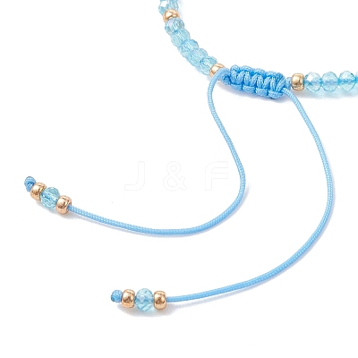 2Pcs Adjustable Glass Seed Beads & Glass Beads Braided Bead Bracelets Set BJEW-MZ00287-02-1