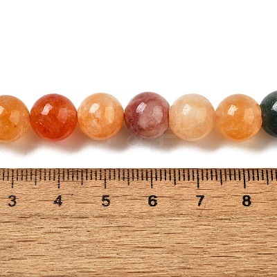 Dyed Natural Malaysia Jade Beads Strands G-G021-02C-21-1