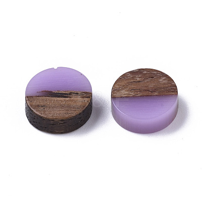Resin & Wood Cabochons X-RESI-S358-70-H25-1