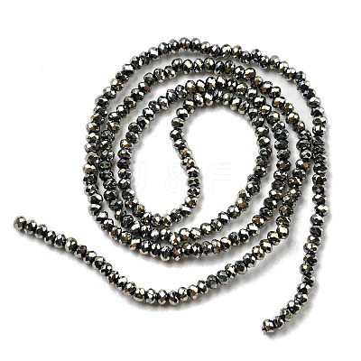 Electroplate Glass Beads Strands EGLA-F149-FP-12-1
