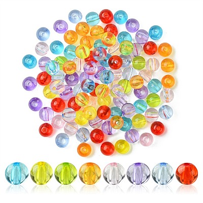 Transparent Acrylic Beads MACR-YW0002-72C-1