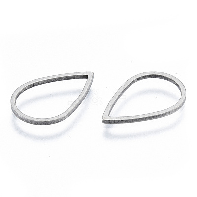 Non-Tarnish 201 Stainless Steel Linking Rings STAS-N090-T07-1-1
