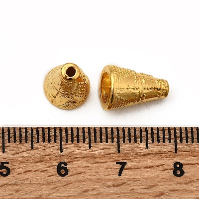 Tibetan Style Cone Alloy Bead Caps LS-TIBE-Q044-13G-RS-1