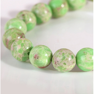 Natural Imperial Jasper Beads Strands G-I122-10mm-01-1