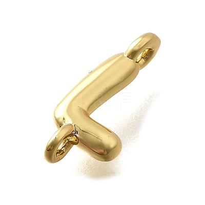 Brass Connector Charms KK-P295-01G-L-1