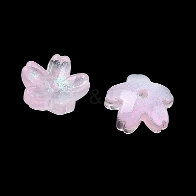 Dyed & Heated Glass Bead Caps GLAA-Z019-03Q-1