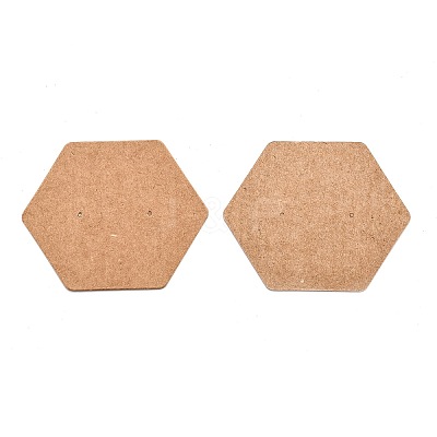 Kraft Paper Earring Displays Cards LS-X-CDIS-H005-01-1
