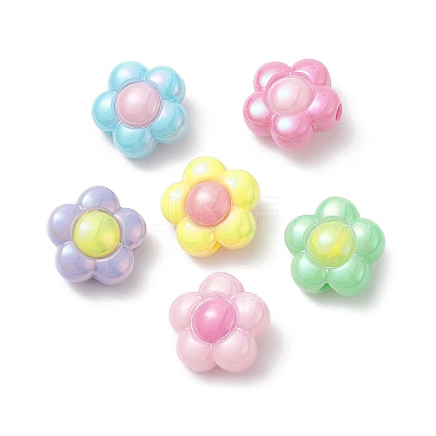 UV Plating Acrylic Beads X-PACR-R249-07-1