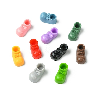60Pcs 12 Colors Opaque Resin Cabochons RESI-CJ0004-81-1