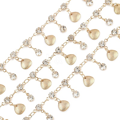 Brass Shell Shape Link Chains CHC-H115-01G-1
