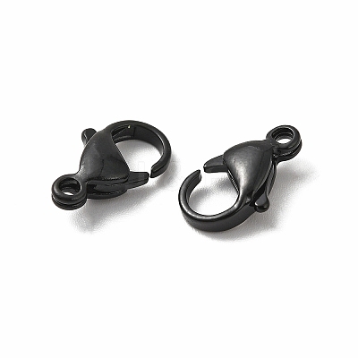 Spray Painted 304 Stainless Steel Lobster Claw Clasps LS-STAS-R120-01F-02-1