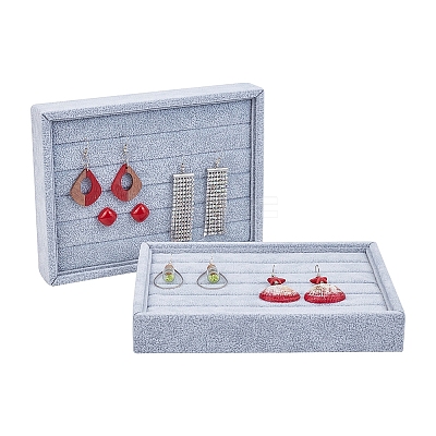 Wooden Cuboid Jewelry Rings Displays RDIS-L001-01-1