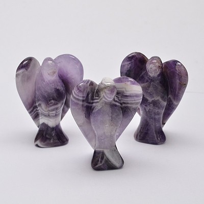 Angel Natural Amethyst Home Display Decorations DJEW-L009B-06-1