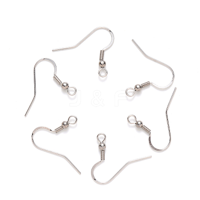 Tarnish Resistant 304 Stainless Steel Earring Hooks X-STAS-S111-007-1