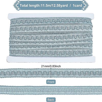 Metallic Polyester Ribbon OCOR-WH0065-14B-1