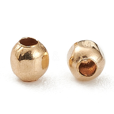 Yellow Gold Filled Beads KK-L183-035D-1