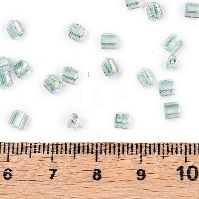 6/0 Transparent Inside Colours Glass Seed Beads SEED-N006-003C-1