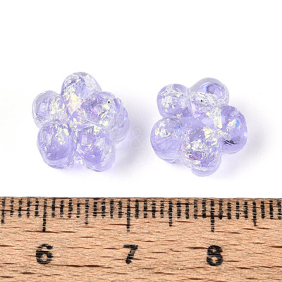 Handmade Foil Lampwork Beads Strands FOIL-T008-06F-1
