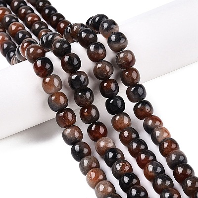 Dyed Natural White Jade Beads Strands G-T138-D06-1