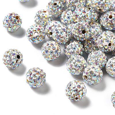 Pave Disco Ball Beads RB-A130-10mm-11-1