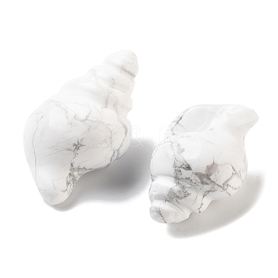 Natural Howlite Carved Figurines DJEW-L023-H17-1