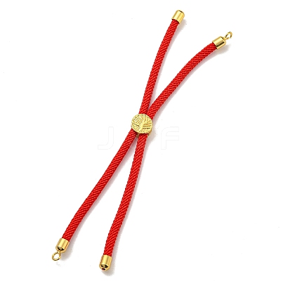 Nylon Cords Bracelet Makings Fit for Connector Charms LS-AJEW-P116-01G-11-1