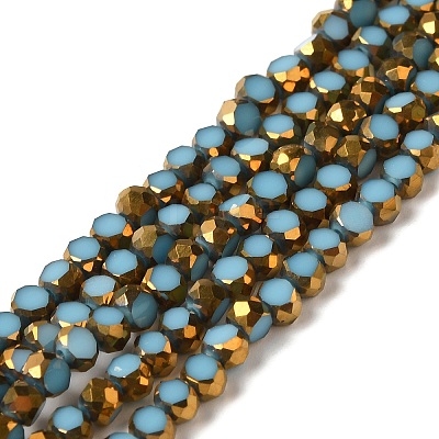 Electroplate Glass Beads Strands EGLA-P061-01A-01-1