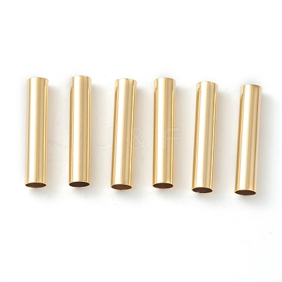 Brass Tube Beads KK-Y003-73E-G-1