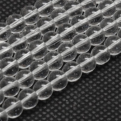 Imitate Austrian Crystal Glass Round Bead Strands GLAA-F030-10mm-01-1