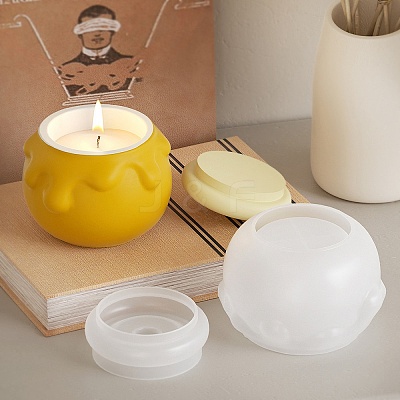 Candle Silicone Molds DIY-U005-09-1