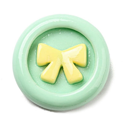 Opaque Resin Cabochons CRES-P025-B04-1
